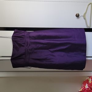 Ann Taylor, Purple spaghetti strap cocktail dress